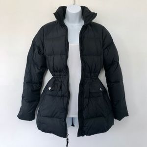 LAND'S END down parka puffer Detach. hood LIKE NEW
